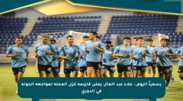 رسمياً اليوم.. علاء عبد العال يعلن قائمة غزل المحلة لمواجهة الجونة في الدوري